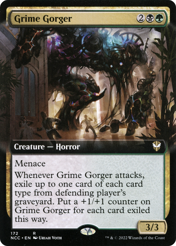 Image of Grime Gorger (Extended Art) [Streets of New Capenna Commander]