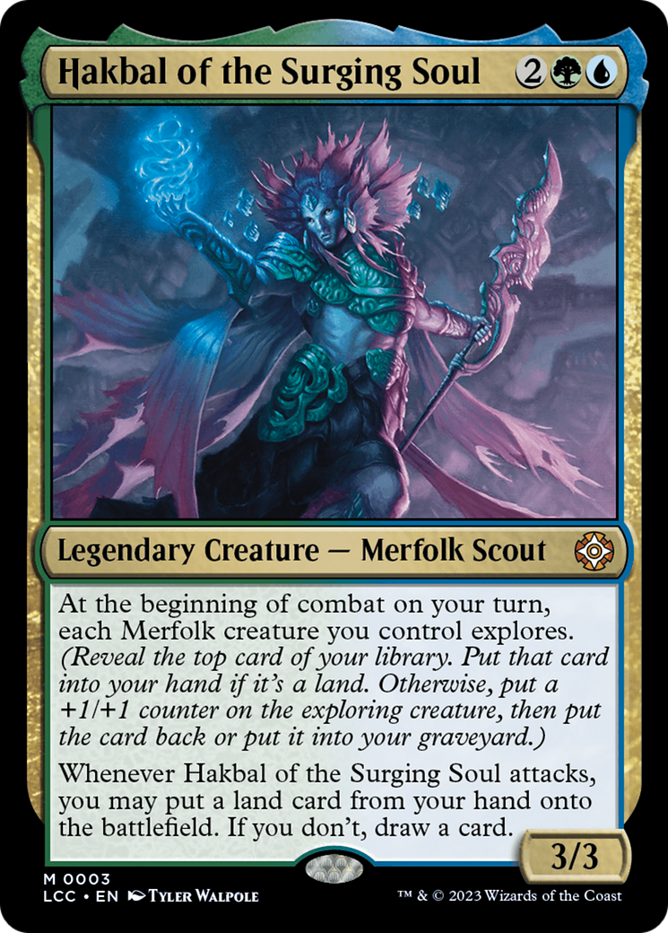 Image of Hakbal of the Surging Soul [The Lost Caverns of Ixalan Commander]
