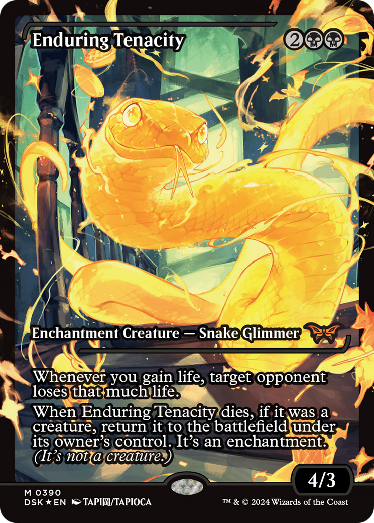Image of Enduring Tenacity (Japan Showcase) [Duskmourn: House of Horror]