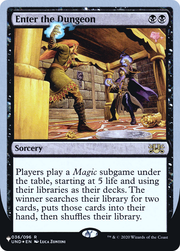 Image of Enter the Dungeon (Unfinity Foil Edition) [The List]