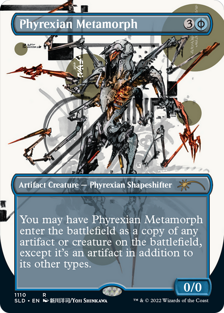 Image of Phyrexian Metamorph (Borderless) [Secret Lair Drop Series]