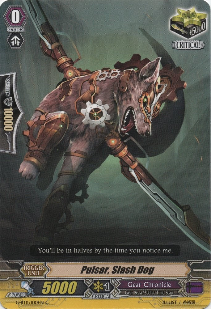 Image of Pulsar, Slash Dog (G-BT11/100EN) [Demonic Advent]