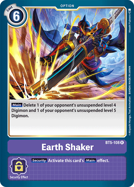 Image of Earth Shaker [BT5-108] [Battle of Omni]