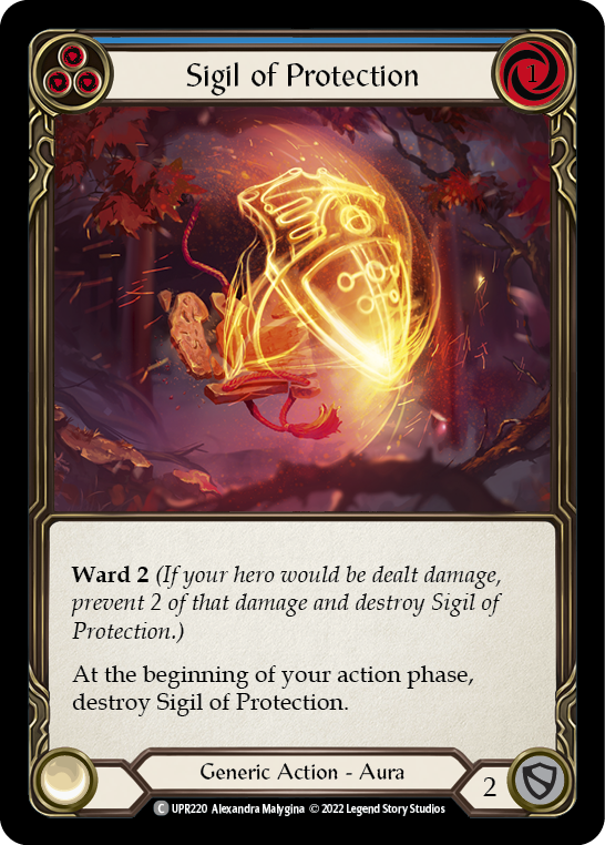 Image of Sigil of Protection (Blue) [UPR220] (Uprising)