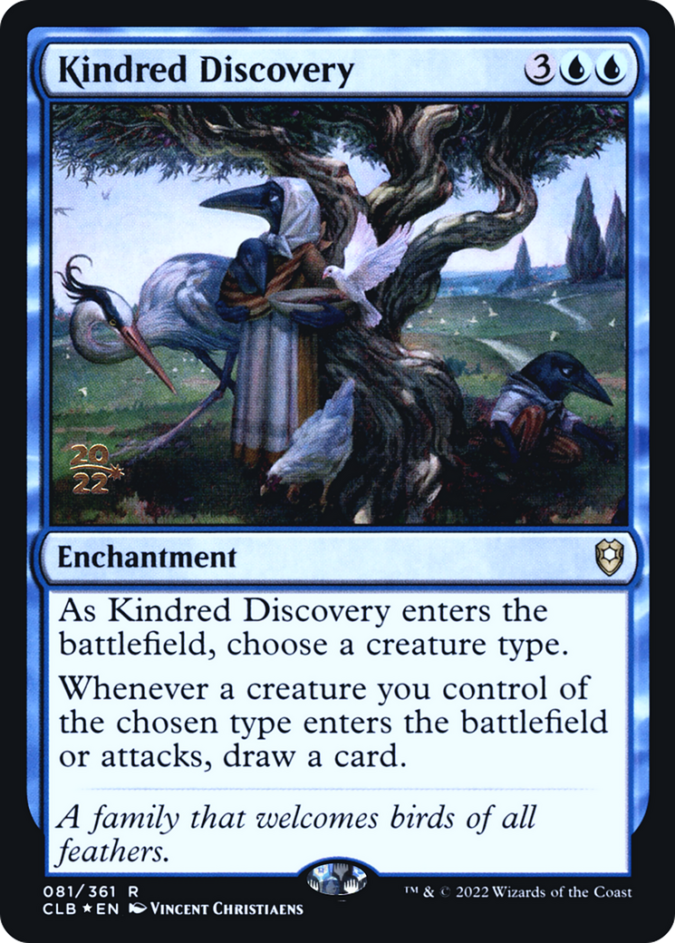 Image of Kindred Discovery [Commander Legends: Battle for Baldur's Gate Prerelease Promos]