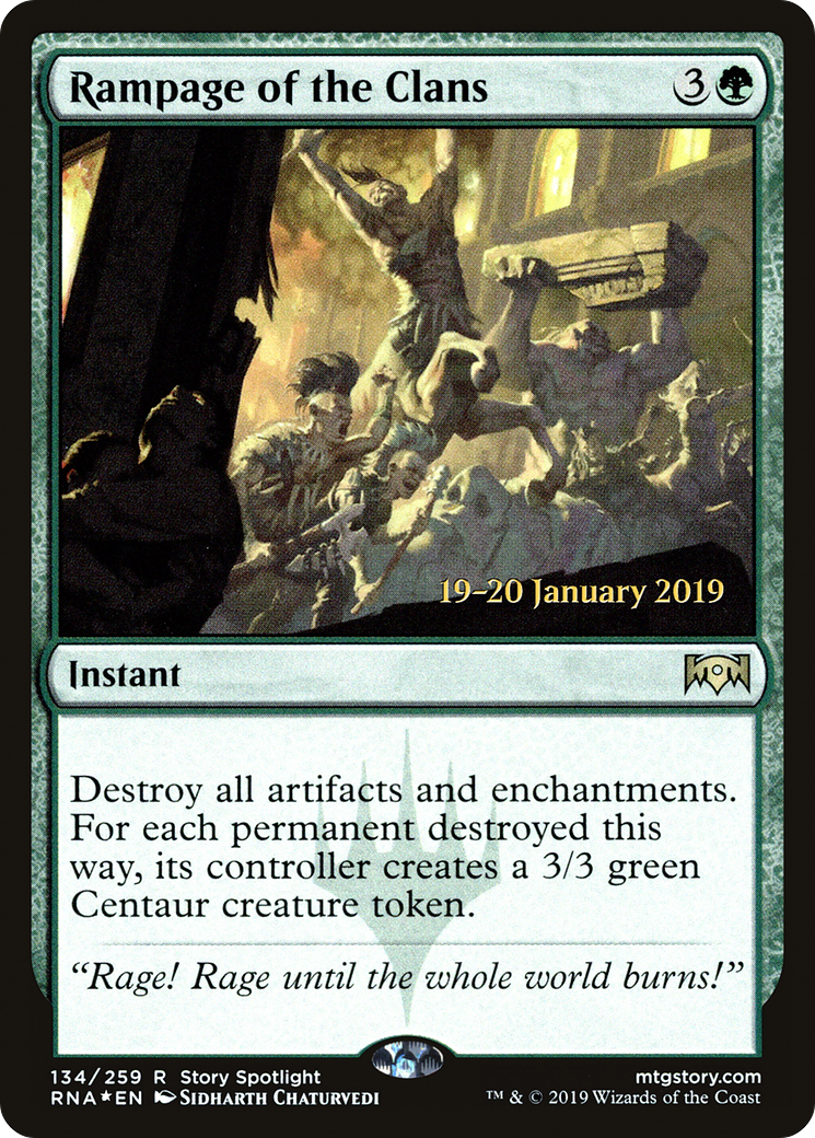 Image of Rampage of the Clans [Ravnica Allegiance Prerelease Promos]