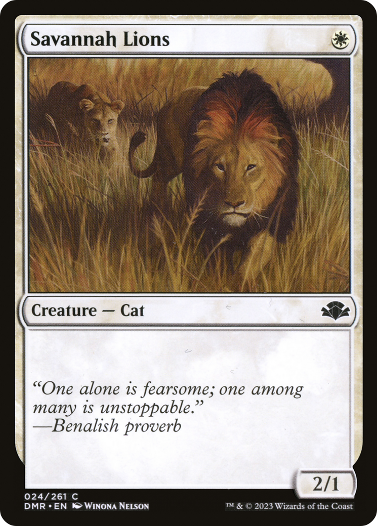 Image of Savannah Lions [Dominaria Remastered]