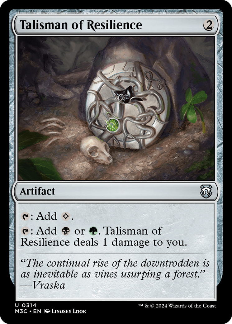 Image of Talisman of Resilience [Modern Horizons 3 Commander]