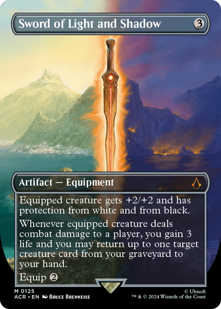Image of Sword of Light and Shadow (Borderless) [Assassin's Creed]