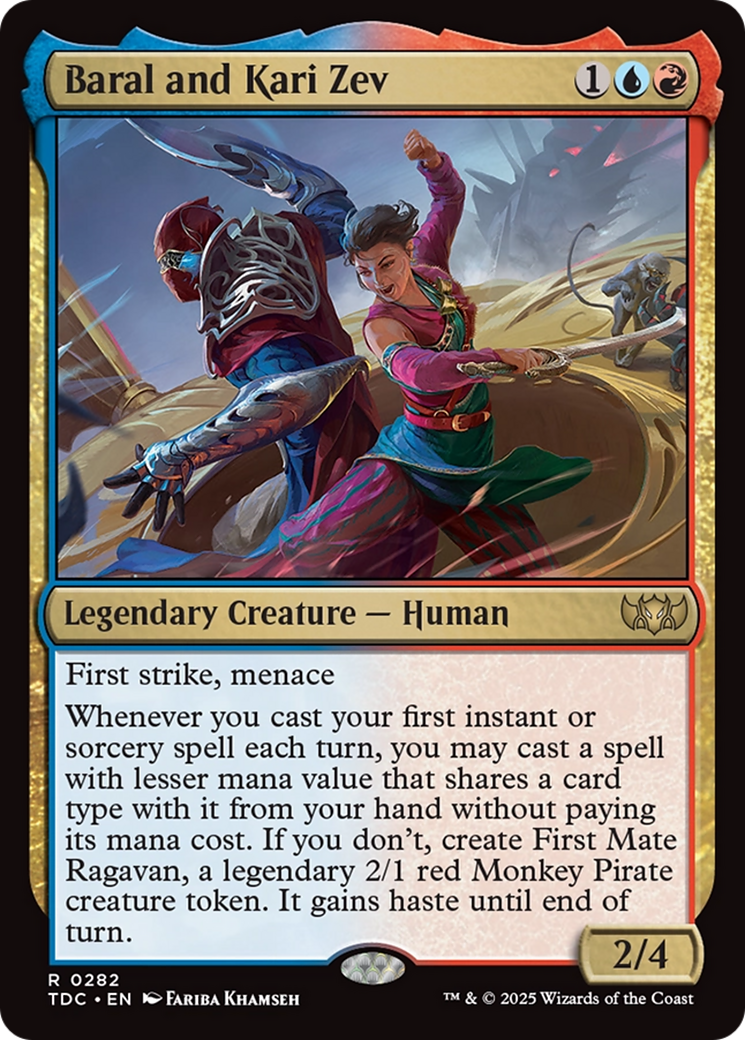 Image of Baral and Kari Zev [Tarkir: Dragonstorm Commander]