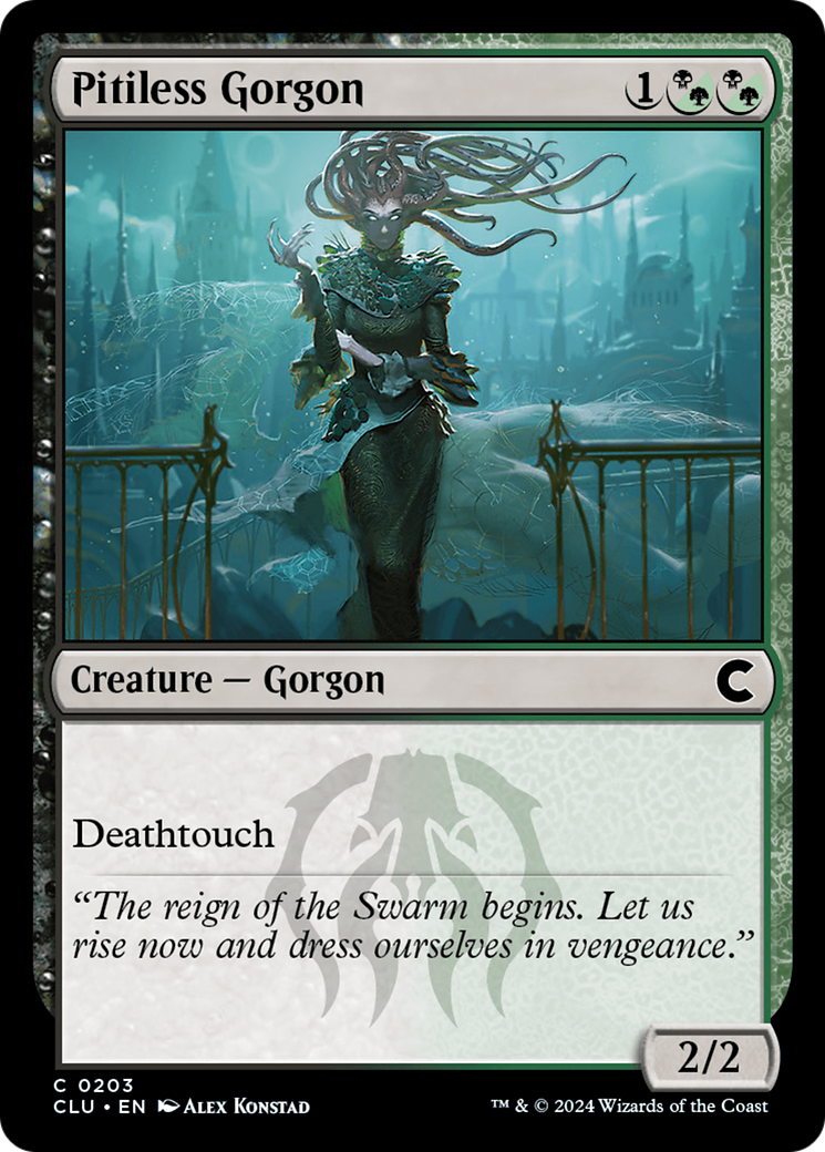 Image of Pitiless Gorgon [Ravnica: Clue Edition]
