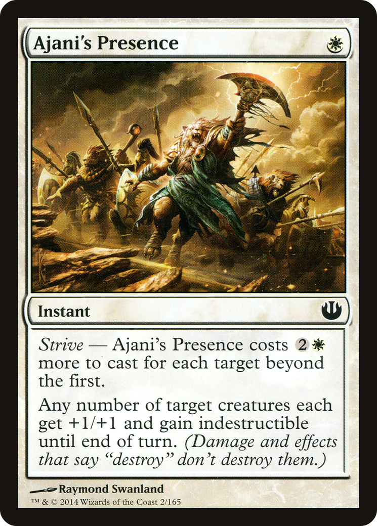 Image of Ajani's Presence [Journey into Nyx]