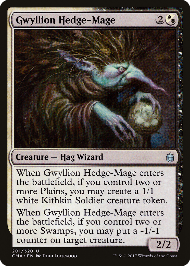 Image of Gwyllion Hedge-Mage [Commander Anthology]