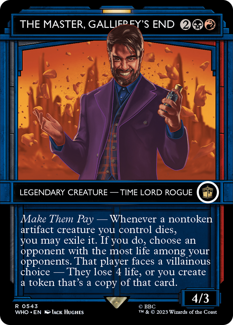 Image of The Master, Gallifrey's End (Showcase) [Doctor Who]
