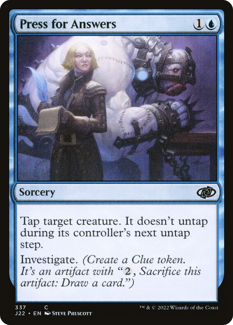 Image of Press for Answers [Jumpstart 2022]
