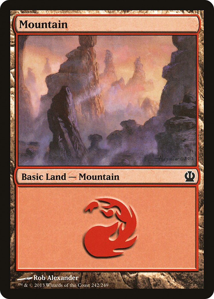 Image of Mountain (242) [Theros]