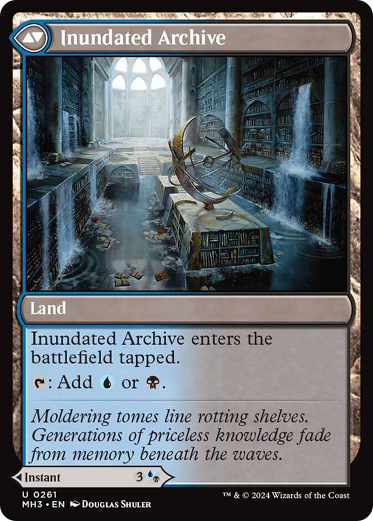 Image of Waterlogged Teachings //Inundated Archive [Modern Horizons 3]