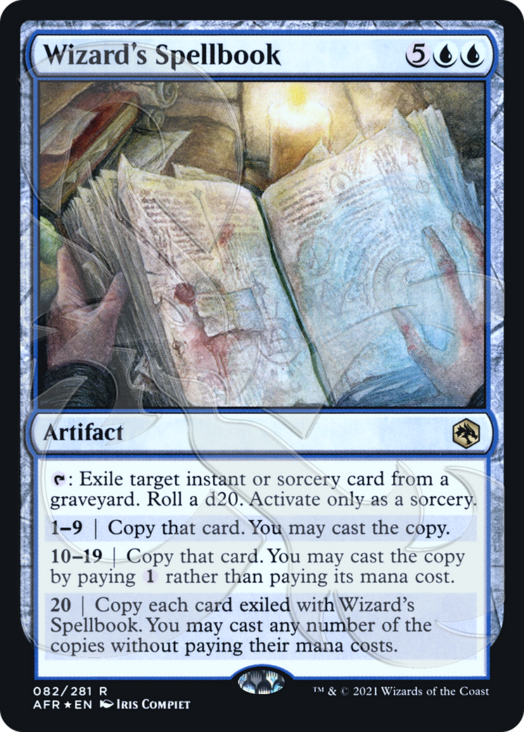 Image of Wizard's Spellbook (Ampersand Promo) [Dungeons & Dragons: Adventures in the Forgotten Realms Promos]