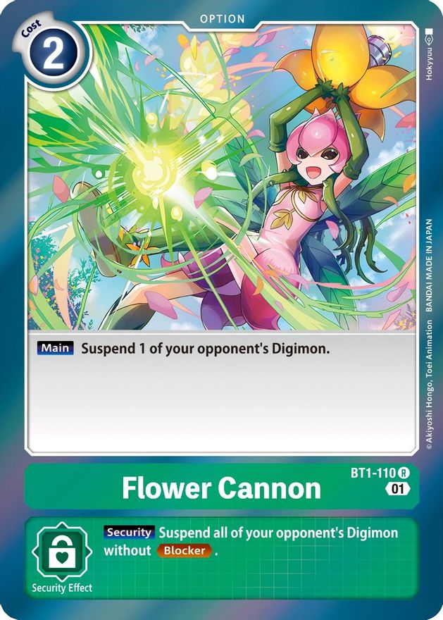 Image of Flower Cannon [BT1-110] [Starter Deck: Ultimate Ancient Dragon]