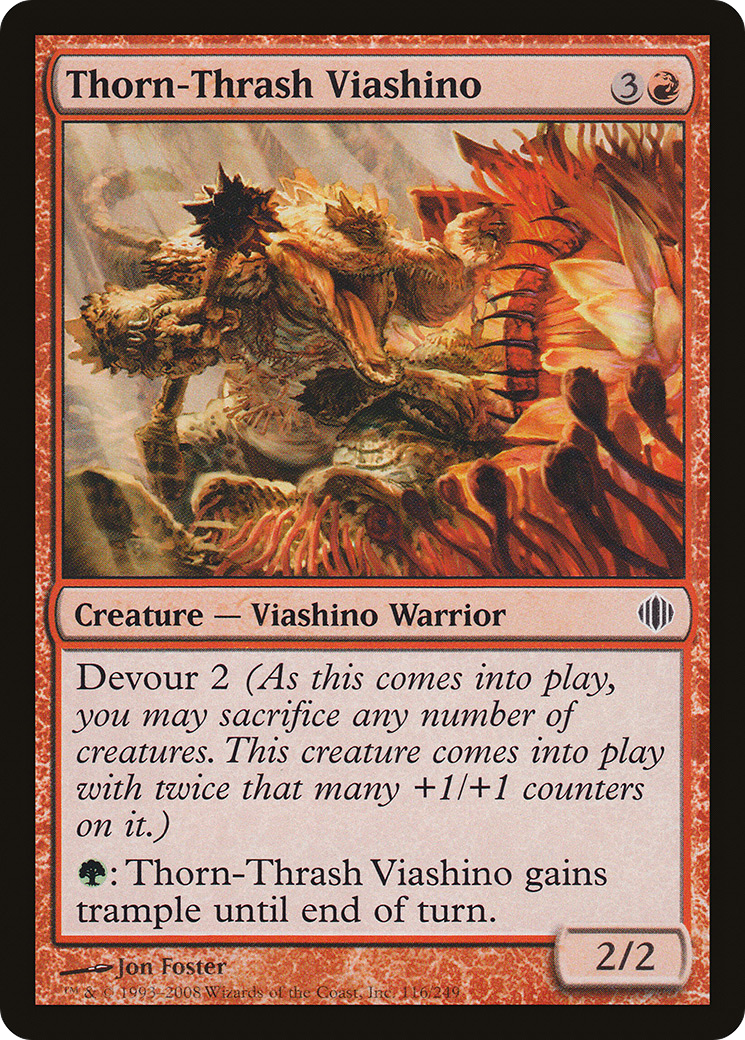 Image of Thorn-Thrash Viashino [Shards of Alara]