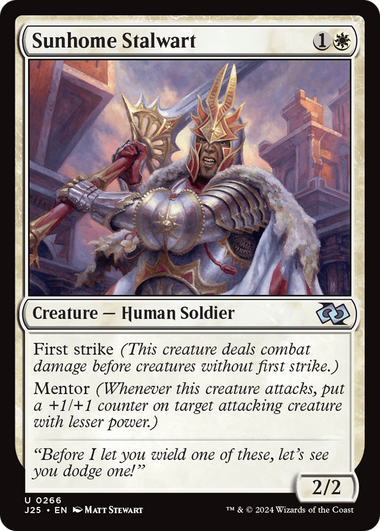 Image of Sunhome Stalwart [Foundations Jumpstart]