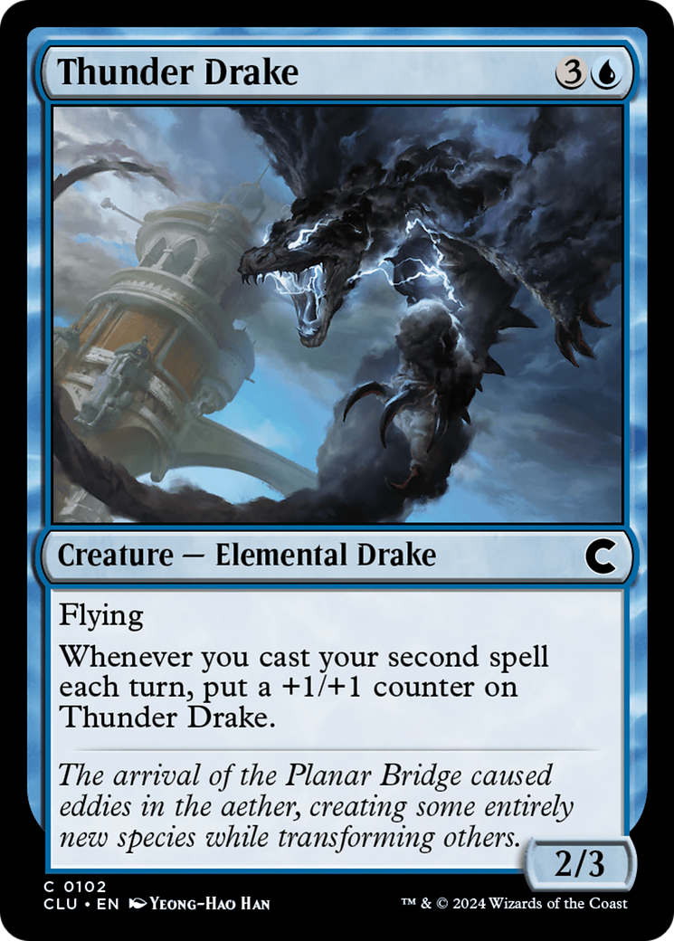Image of Thunder Drake [Ravnica: Clue Edition]