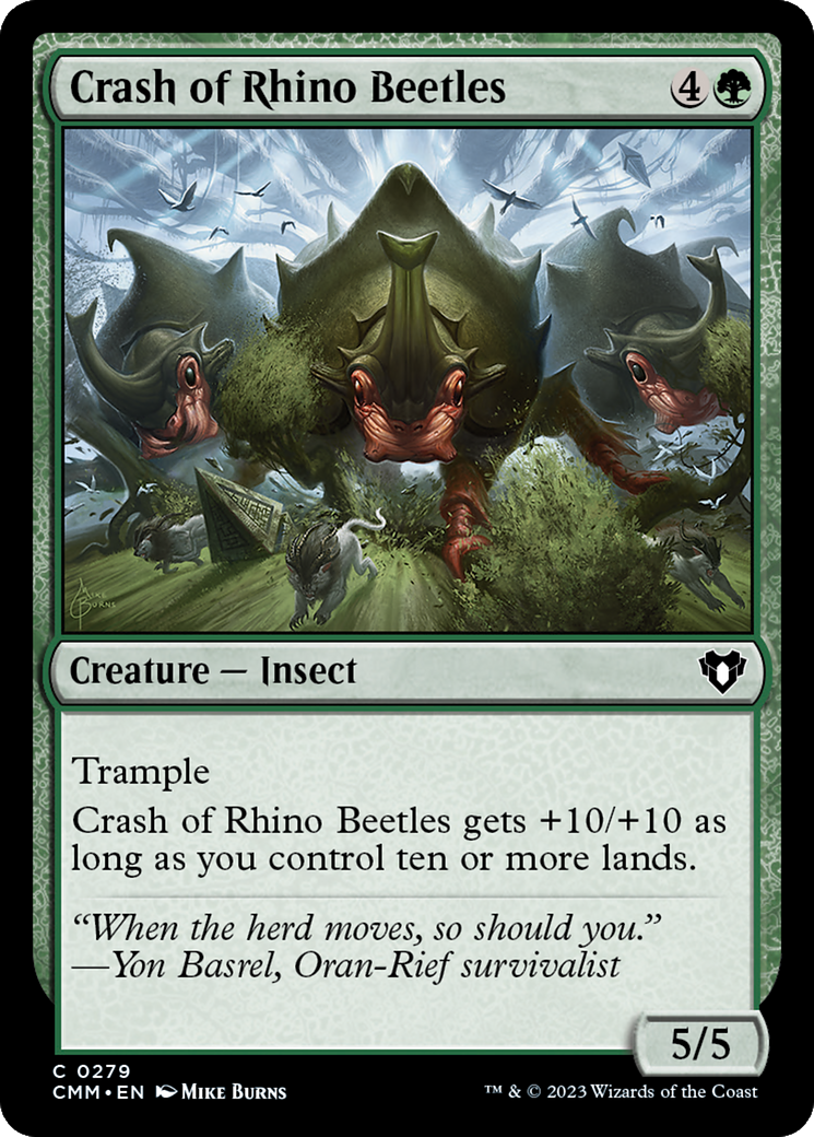 Image of Crash of Rhino Beetles [Commander Masters]