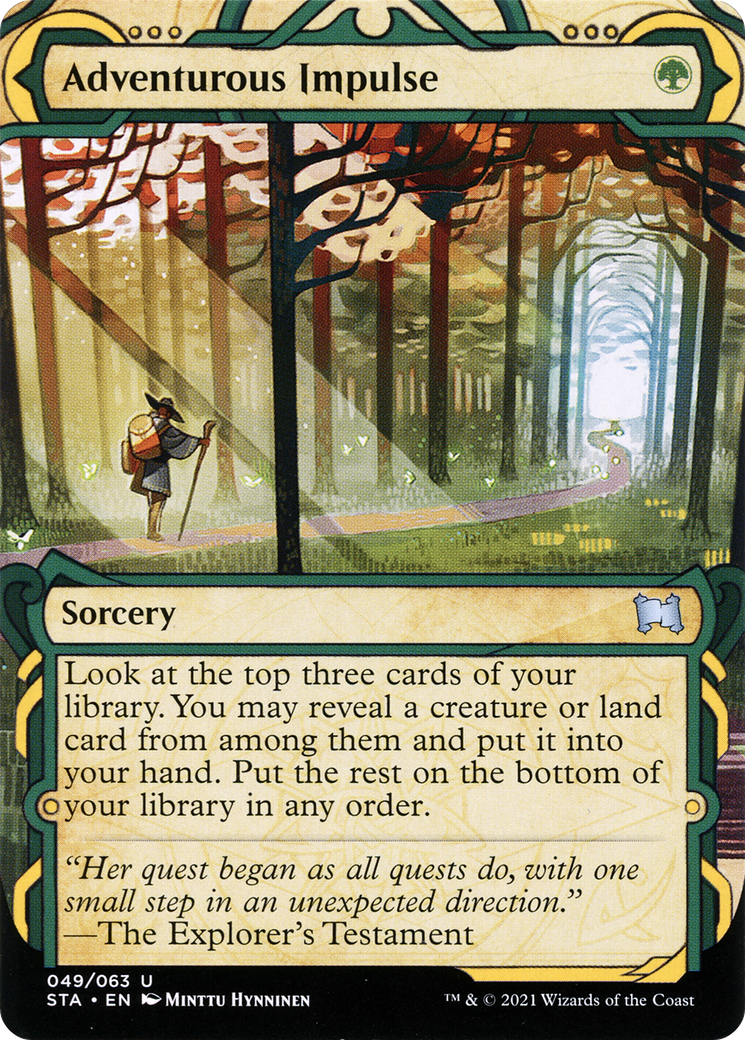 Image of Adventurous Impulse [Strixhaven: School of Mages Mystical Archive]