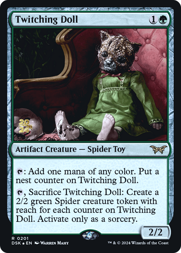 Image of Twitching Doll [Duskmourn: House of Horror Prerelease Promos]
