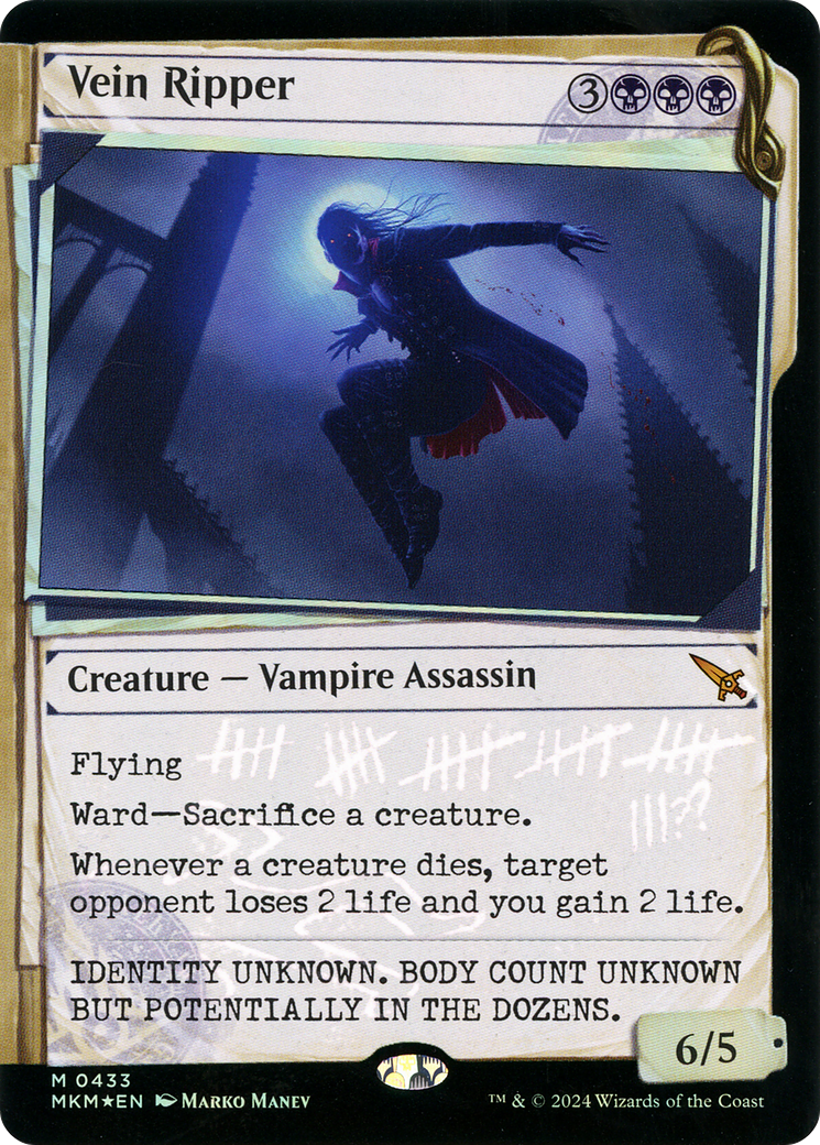 Image of Vein Ripper (Showcase) (Invisible Ink) [Murders at Karlov Manor]