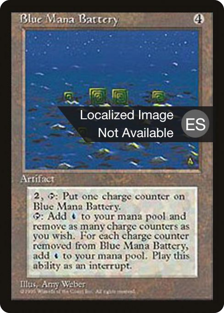 Image of Blue Mana Battery [Fourth Edition (Foreign Black Border)]