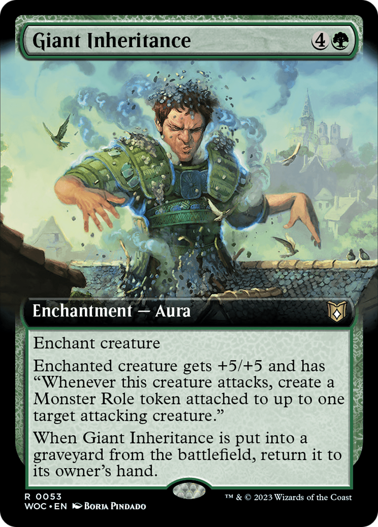 Image of Giant Inheritance (Extended Art) [Wilds of Eldraine Commander]