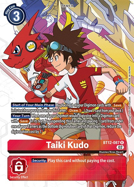 Image of Taiki Kudo [BT12-087] (Alternate Art) [Across Time]