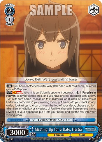 Image of Meeting Up for a Date, Hestia (DDM/S88-E088 U) [Is it Wrong to Try to Pick Up Girls in a Dungeon?]