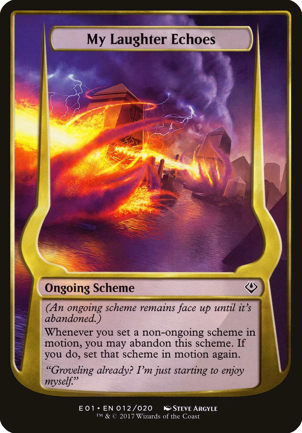Image of My Laughter Echoes (Schemes) [Archenemy: Nicol Bolas Schemes]