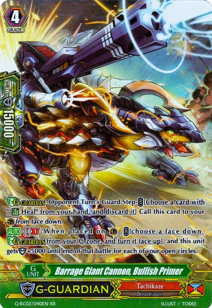 Image of Barrage Giant Cannon, Bullish Primer (G-RC02/040EN) [Revival Collection]