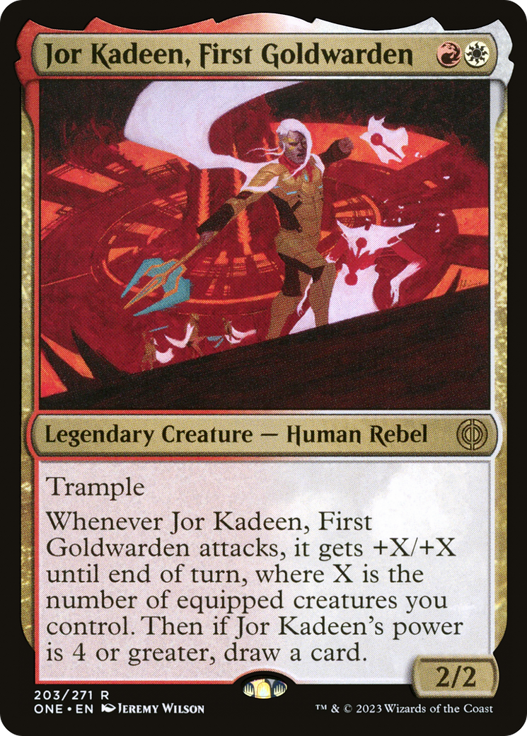 Image of Jor Kadeen, First Goldwarden [Phyrexia: All Will Be One]
