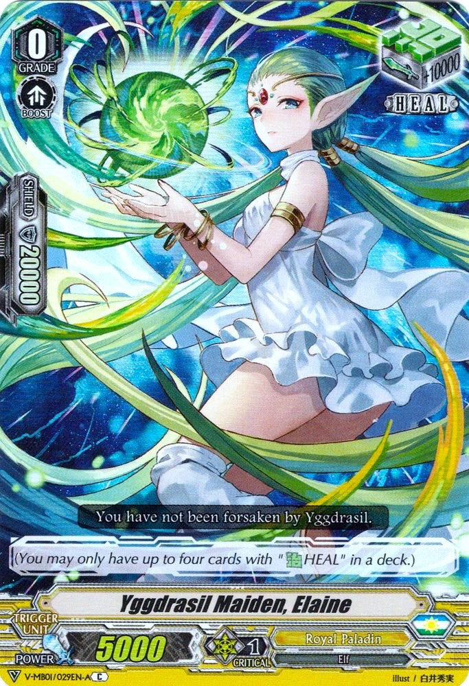 Image of Yggdrasil Maiden, Elaine (Parallel Foil) (V-MB01/029EN-A) [PSYqualia Strife]