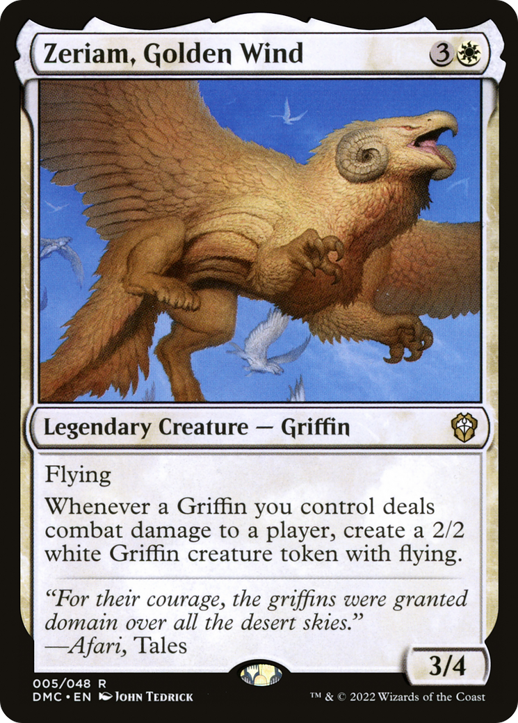 Image of Zeriam, Golden Wind [Dominaria United Commander]