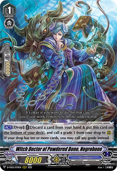 Image of Witch Doctor of Powdered Bone, Negrobone (D-VS02/070EN) [V Clan Collection Vol.2]