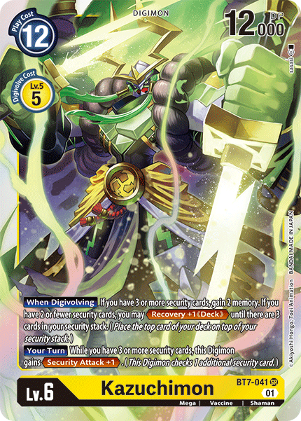 Image of Kazuchimon [BT7-041] [Next Adventure]