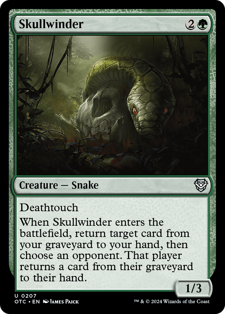 Image of Skullwinder [Outlaws of Thunder Junction Commander]