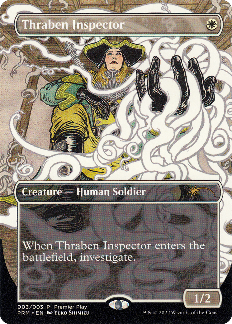 Image of Thraben Inspector (Borderless Alternate-Art) [Regional Championship Qualifiers 2022]