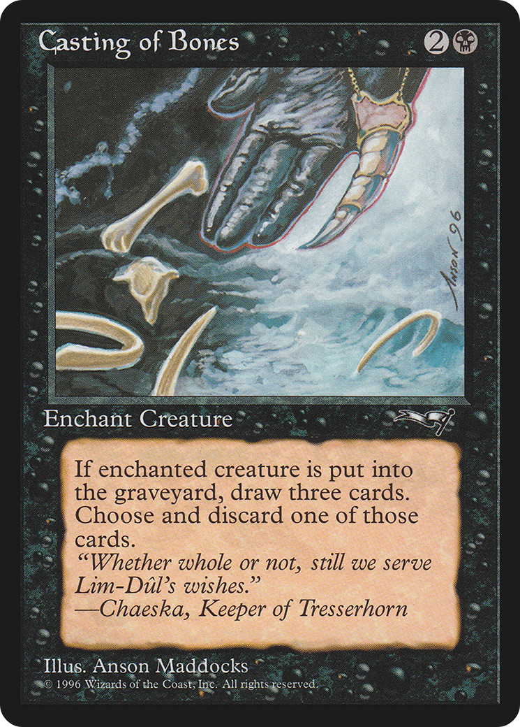 Image of Casting of Bones (Claw Art) [Alliances]