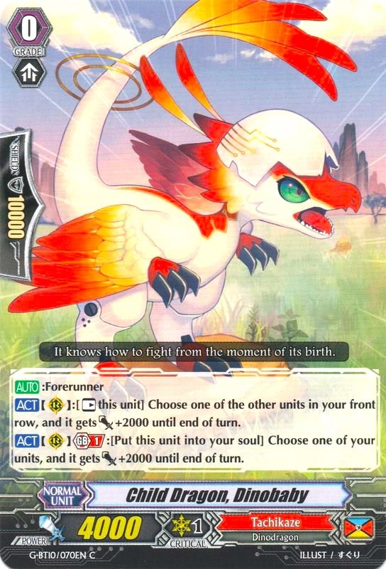 Image of Child Dragon, Dinobaby (G-BT10/070EN) [Raging Clash of the Blade Fangs]