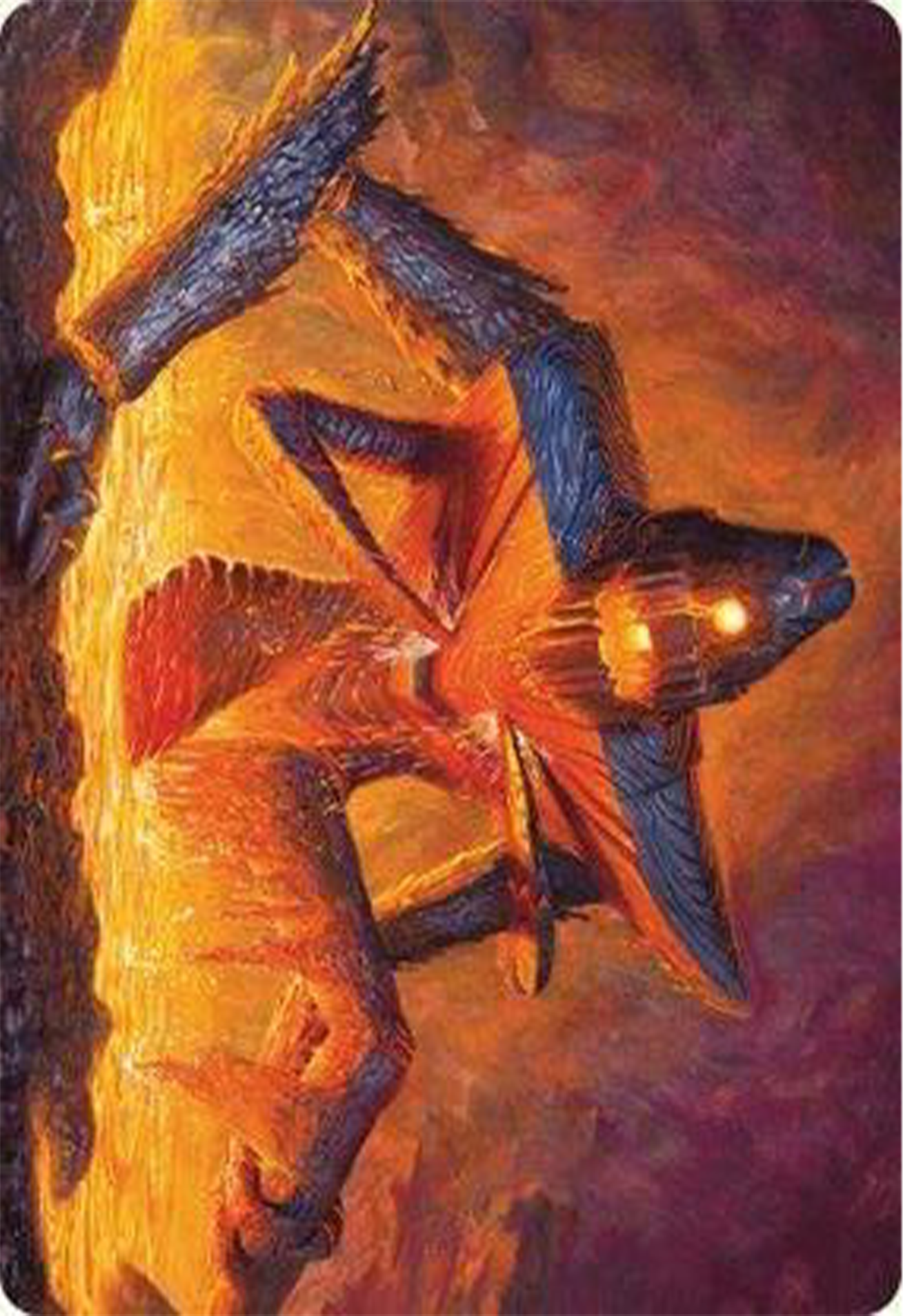 Image of Molten Gatekeeper Art Card [Modern Horizons 3 Art Series]
