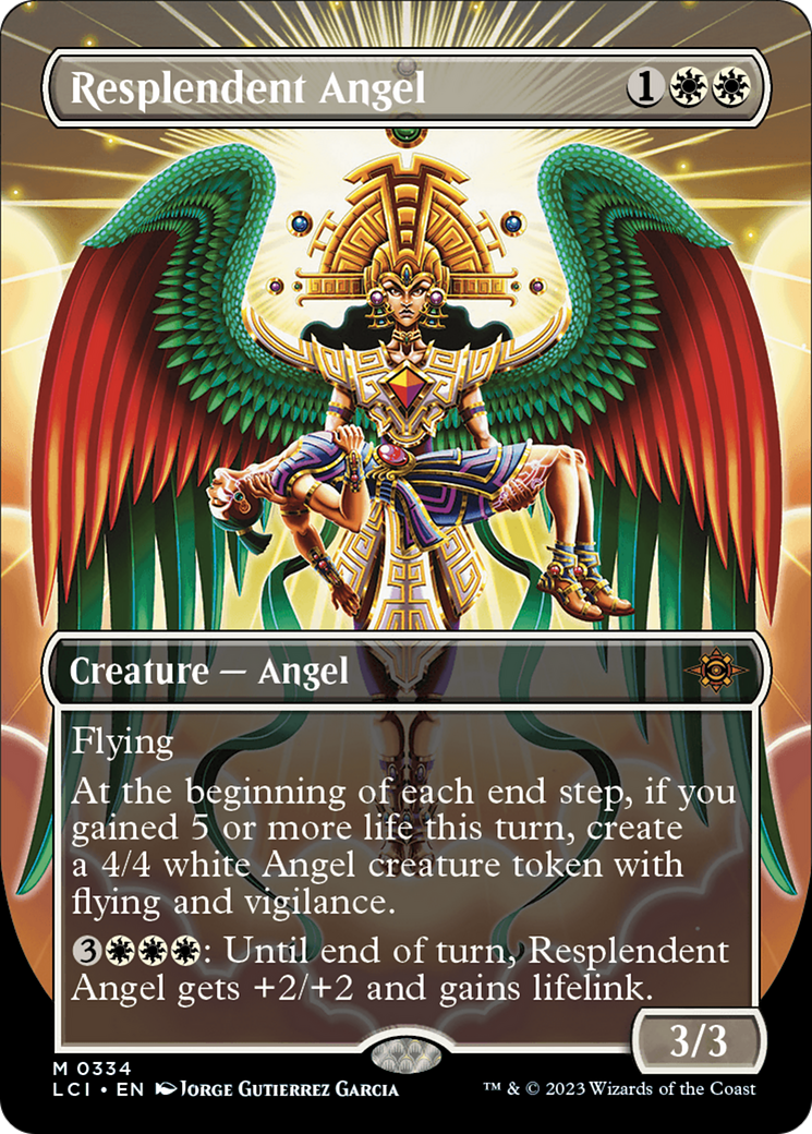 Image of Resplendent Angel (Borderless) [The Lost Caverns of Ixalan]