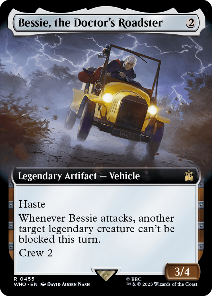 Image of Bessie, the Doctor's Roadster (Extended Art) [Doctor Who]