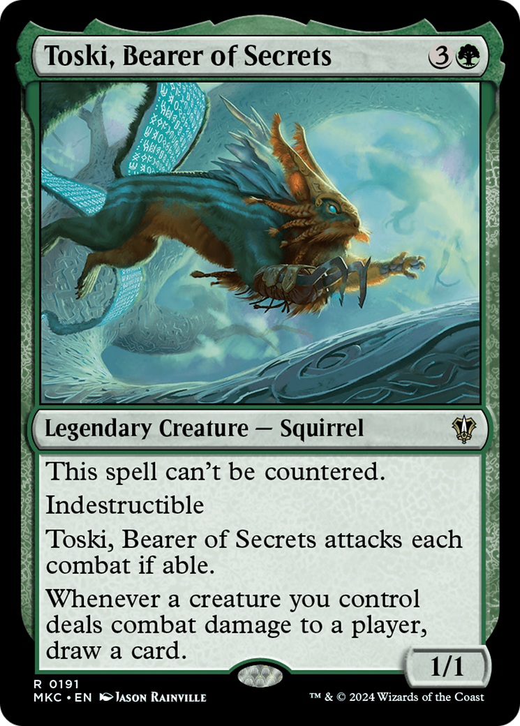 Image of Toski, Bearer of Secrets [Murders at Karlov Manor Commander]