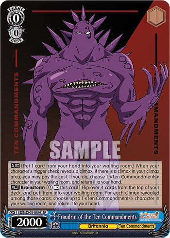 Image of Fraudrin of the Ten Commandments (SR) [The Seven Deadly Sins: Revival of The Commandments]